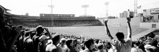 USA Massachusetts Boston Fenway Park Canvas Art - Panoramic Images (36 x 12)