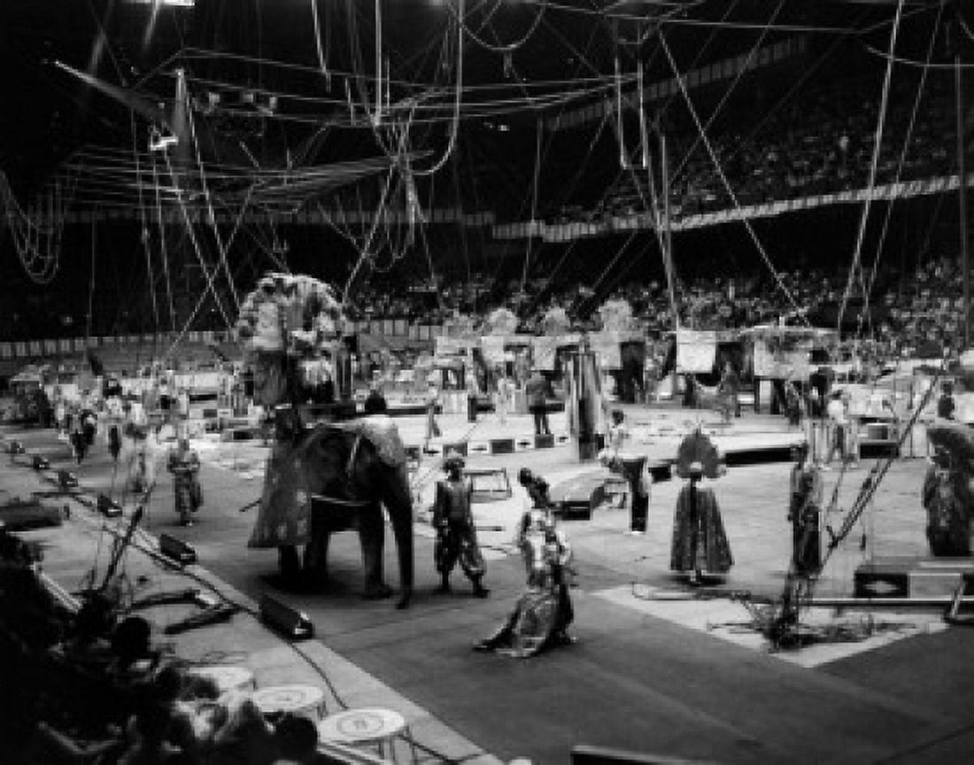 USA Massachusetts Boston Gardens Barnum and Bailey Ringling Brothers Circus Canvas Art - (24 x 36)