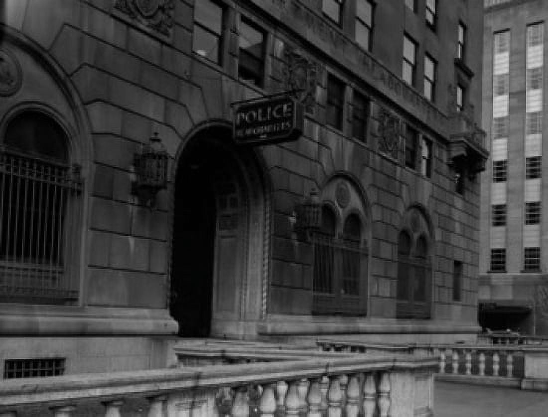 USA Massachusetts Boston Police station Canvas Art - (24 x 36)