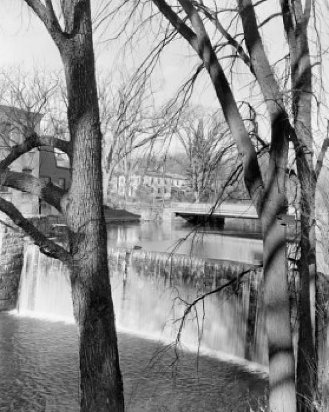USA Massachusetts Cascade on Housatonic River Canvas Art - (18 x 24)