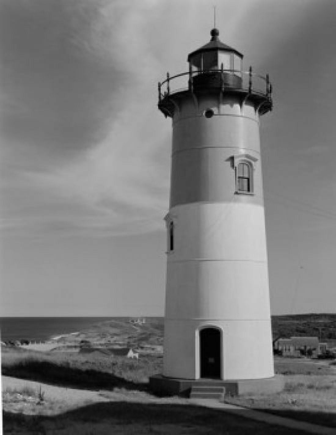 USA Massachusetts Eastham Nauset Beach Light House Canvas Art - (18 x 24)