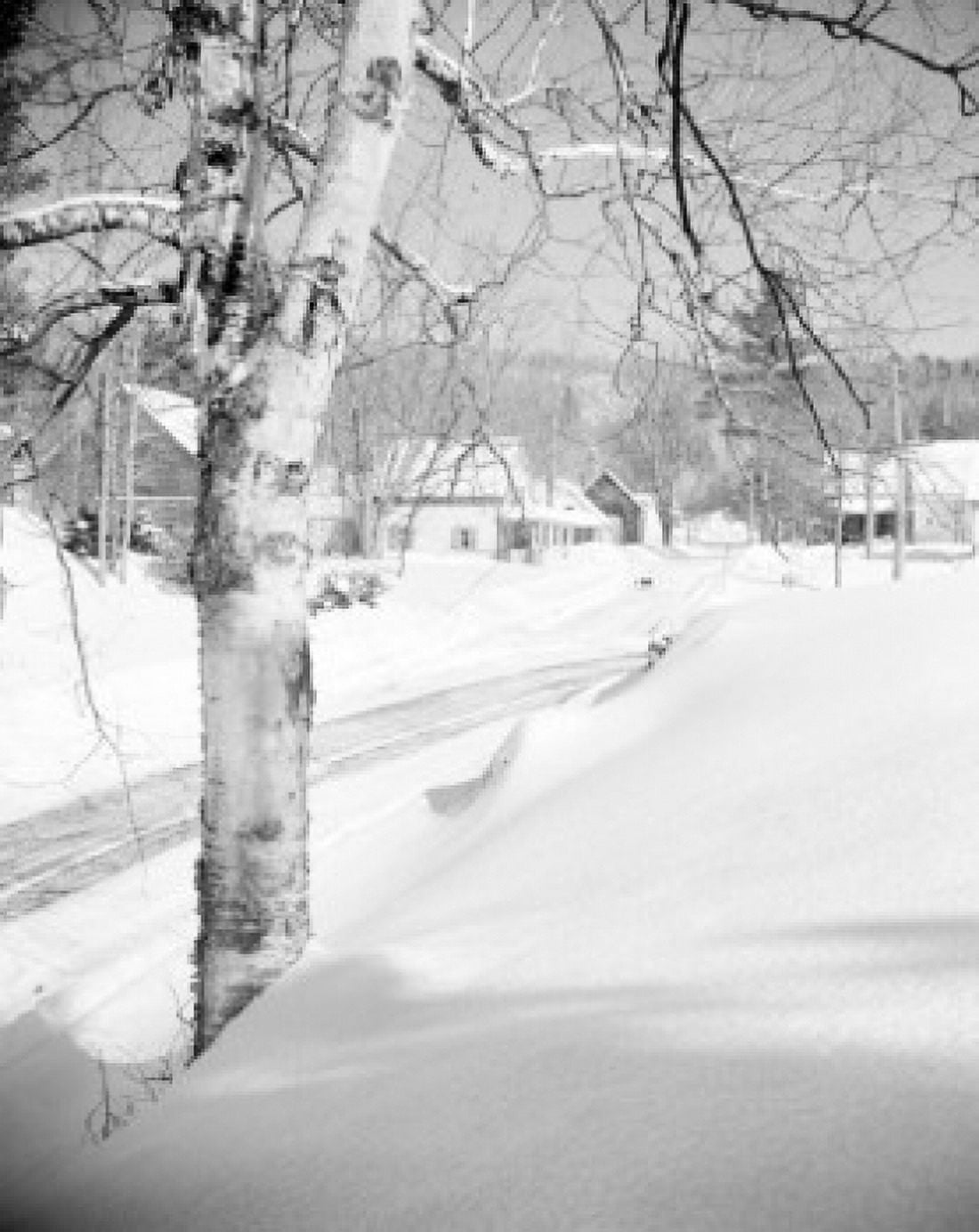 USA Massachusetts Rumford winter Canvas Art - (24 x 36)