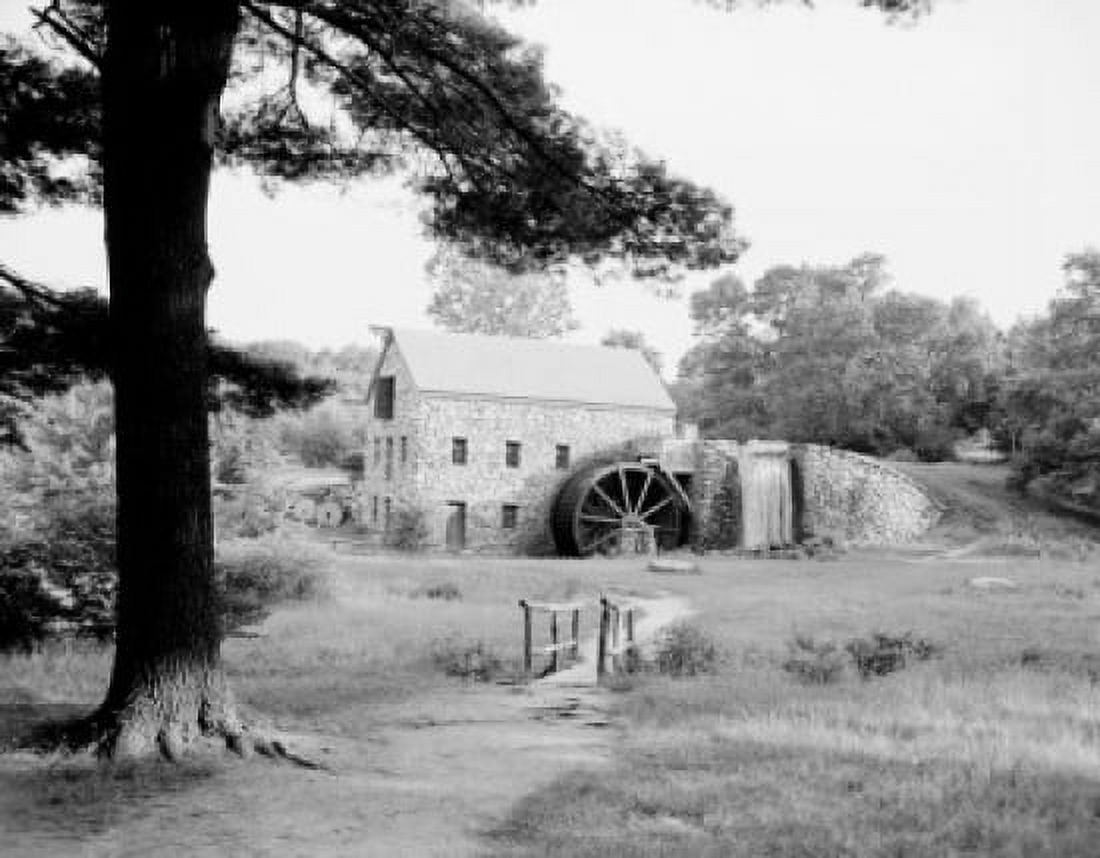 USA Massachusetts Sudbury Old Mill by Henry Ford Canvas Art - (24 x 36)