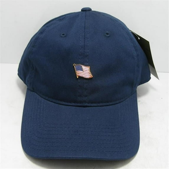 USA Metal Pin Relaxed Cap, Navy - One Size