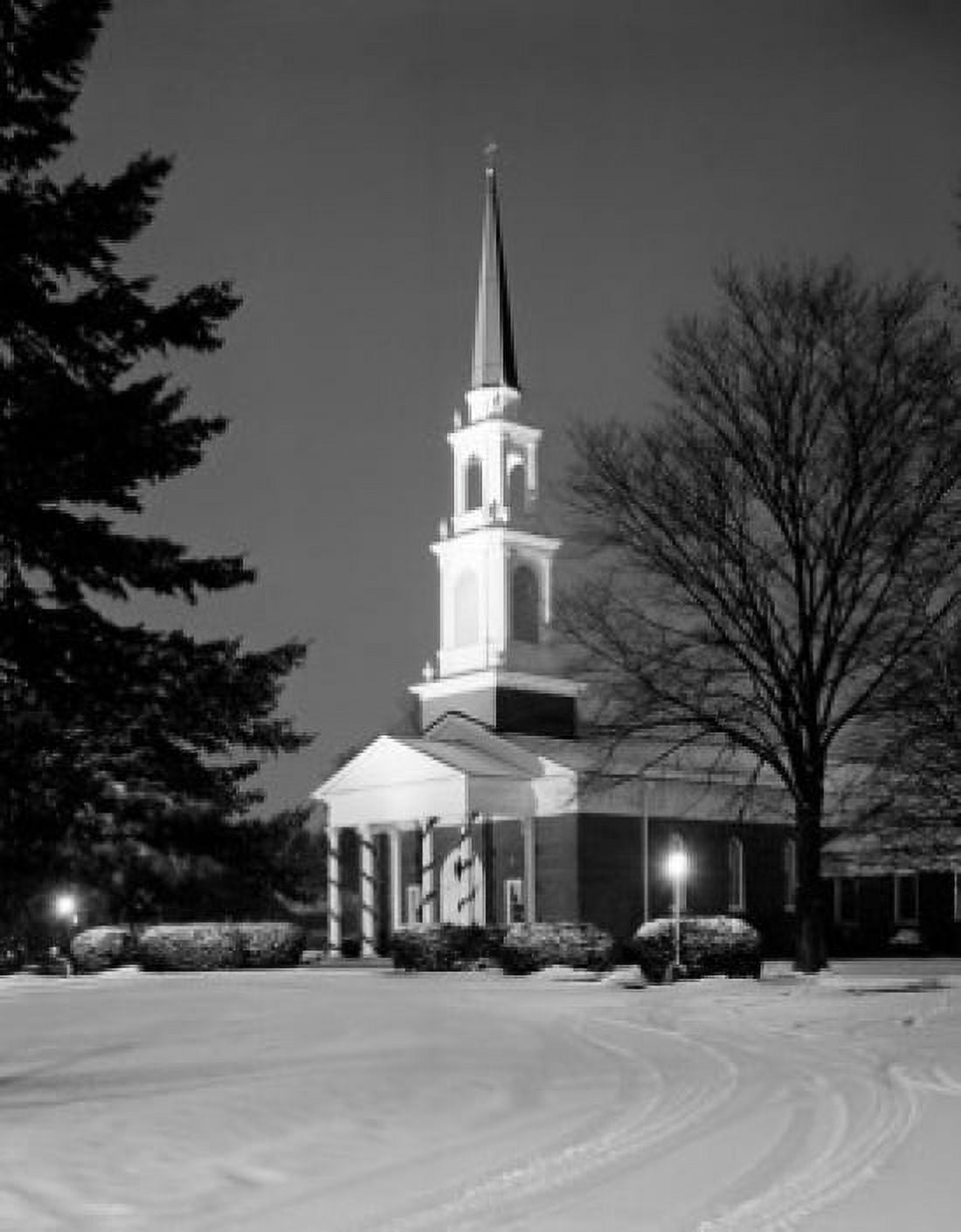 USA Michigan Birmingham Church Canvas Art - (18 x 24)