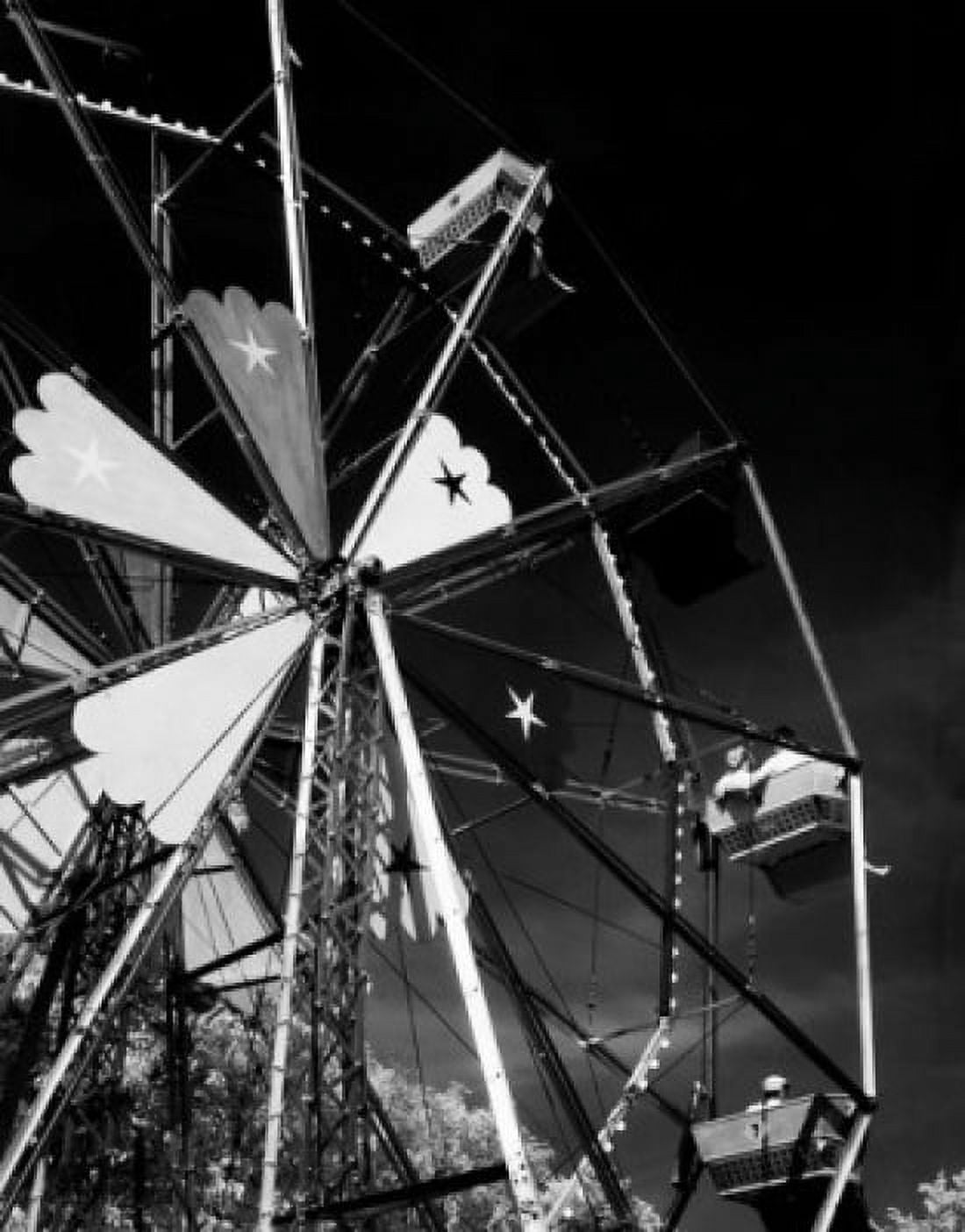 USA Michigan Detroit Bablo Park Ferris Wheel Canvas Art - (18 x 24)