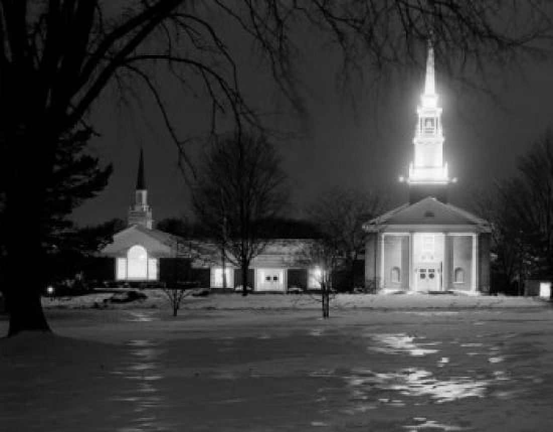 USA Michigan Franklin Church Canvas Art - (18 x 24)