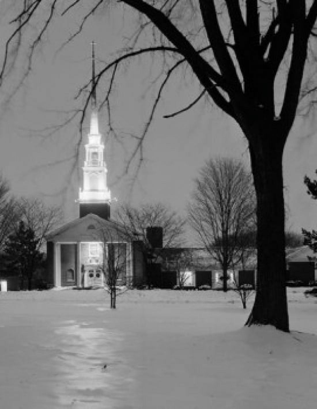 USA Michigan Franklin Church Canvas Art - (18 x 24)
