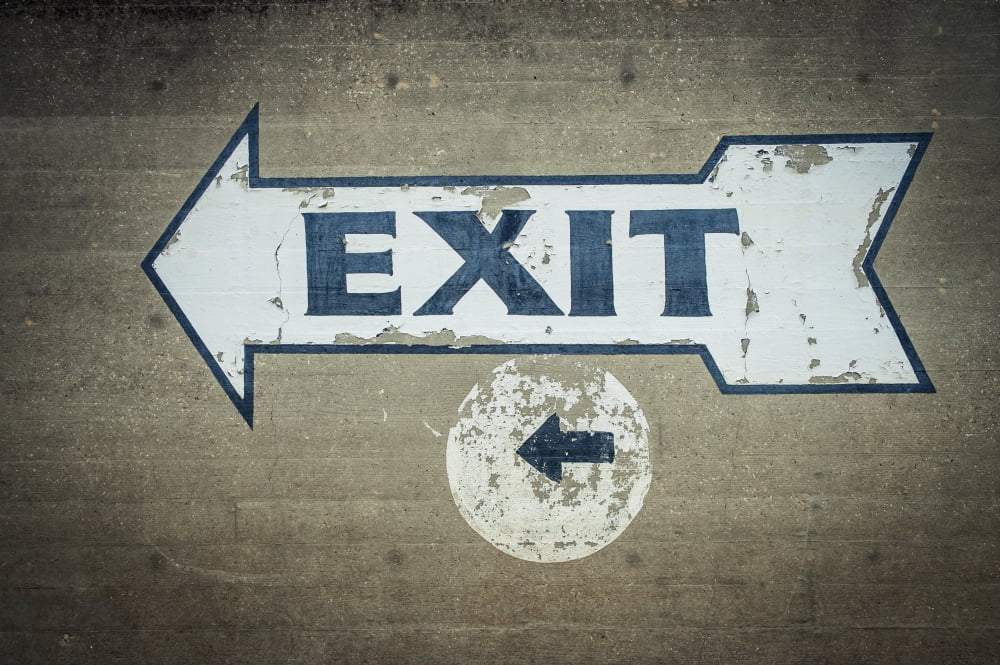 USA Mississippi Exit sign in Great Wall of Mississippi Vicksburg Canvas Art - Dosfotos Design Pics (19 x 12)
