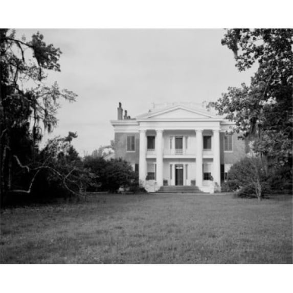 USA Mississippi Melrose Antebellum Mansion Built in 1845 Poster Print - 18 x 24 in.