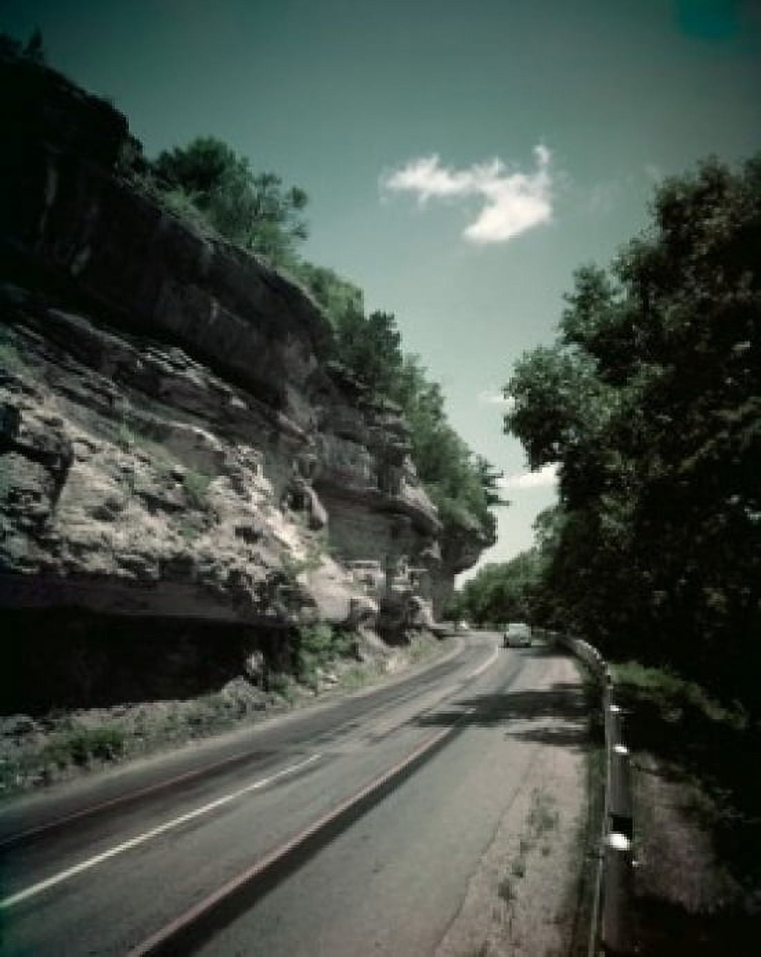 USA Missouri road in mountains Canvas Art - (24 x 36)