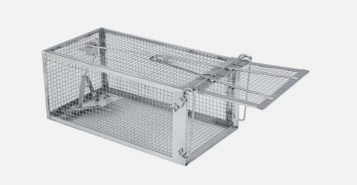 USA Mouse Trap & Rat Trap – Live Catch Rodent Cage Trap, Humane Reusable Easy Set-Up Indoor/Outdoor