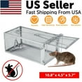 thumbnail image 1 of USA Mouse Trap Rat Trap Rodent Trap Live Catch Cage, Easy to Set Up and Reuse, 1 of 10