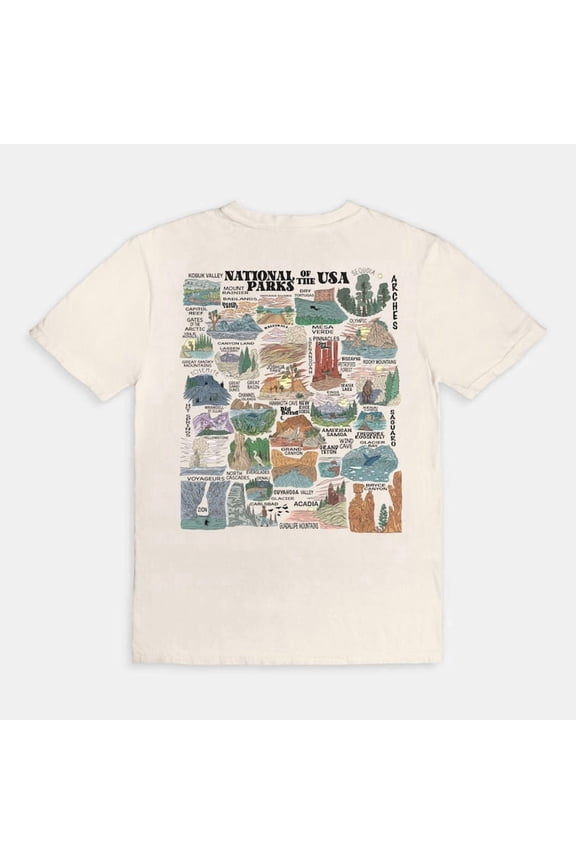 USA National Parks Comfort Colors Shirt, National Parks Shirt, US National Park Camping Gift for Family Trip, Nature Lover T-Shirt