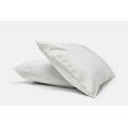 thumbnail image 1 of USA Natural Cotton Pillowcase Percale Weave, Hypoallergenic, Durable, USA GROWN & SEWN, KING Size, Pike's Brand, 1 of 5