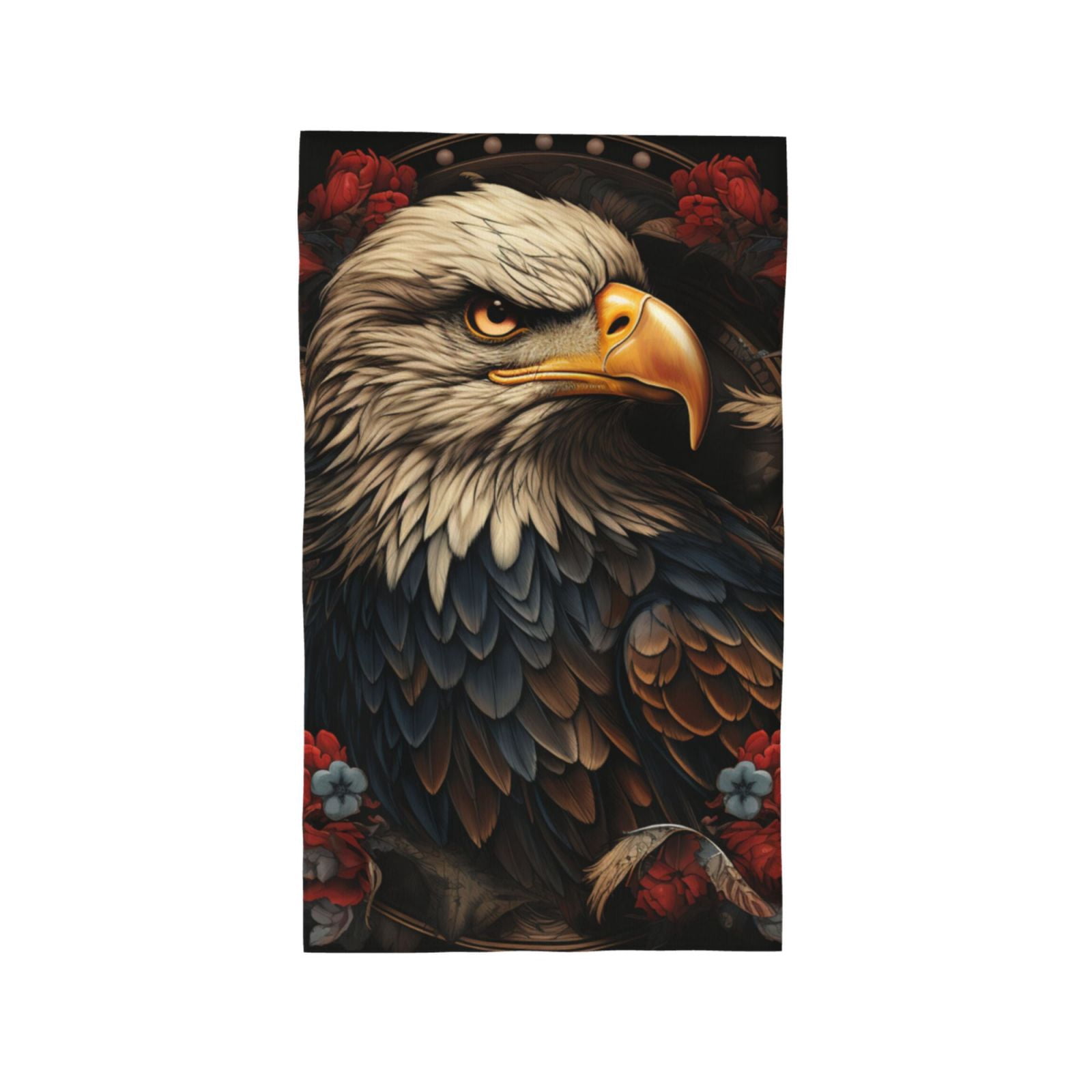 USA Navy Eagle American Flag United States Art 27.5" x 16" Ultra Soft Hand Towel, Face Wash Cloth for Bathroom, Gym, Travel, Pool