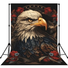 USA Navy Eagle American Flag United States Art Photography Backdrop 5x7Ft Background for Photo Studio Video Recording Birthday Party Wedding Home Decor