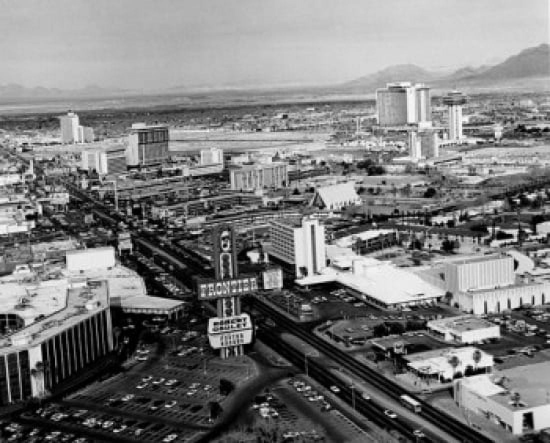 USA Nevada Las Vegas Aerial view of a city Canvas Art - (18 x 24)