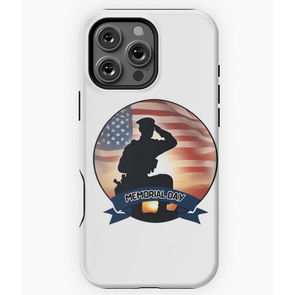 USA Never Forget Memorial Day Phone Case for iPhone 16 15 14 13 12 11 Pro Max