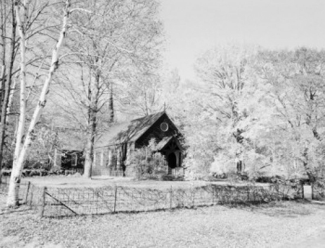USA New Hampshire Chocorua chapel Canvas Art - (24 x 36)