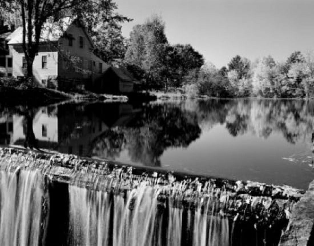 USA New Hampshire Chocorua dam on river Canvas Art - (24 x 36)
