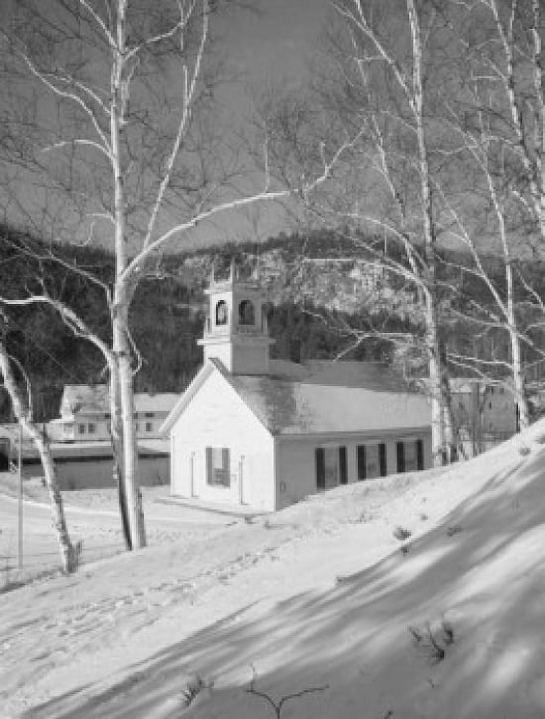 USA New Hampshire Stark Village church Canvas Art - (24 x 36)