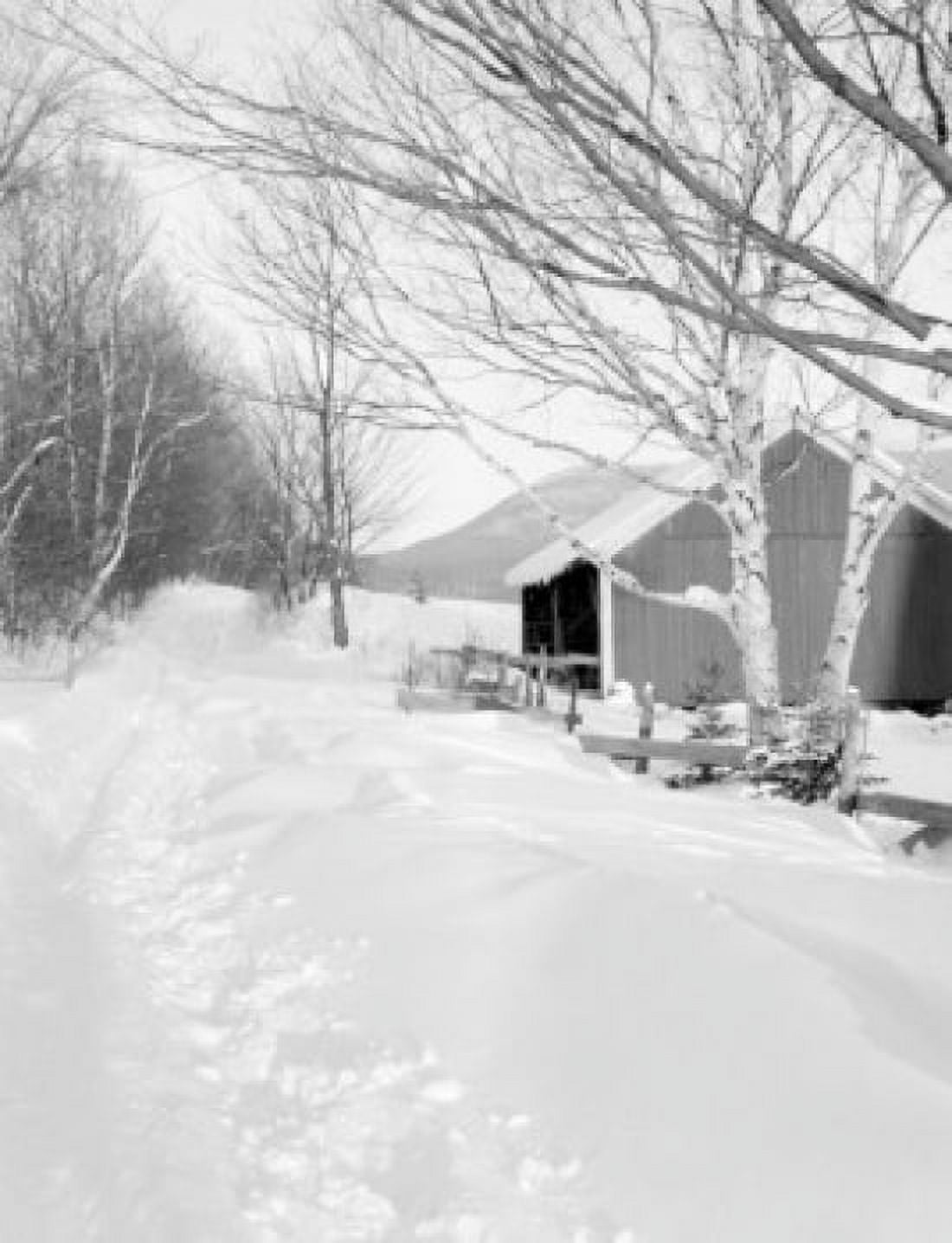USA New Hampshire winter landscape Canvas Art - (18 x 24)