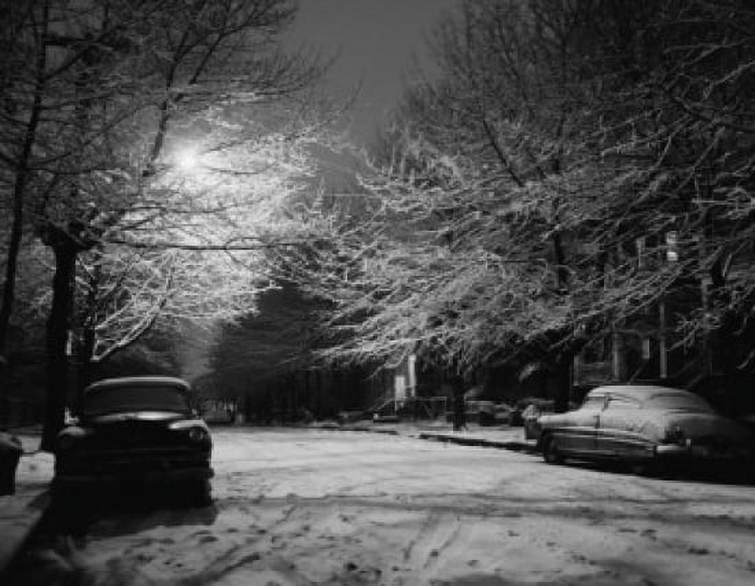 USA New Jersey Fairfield Night street scene Canvas Art - (24 x 36)