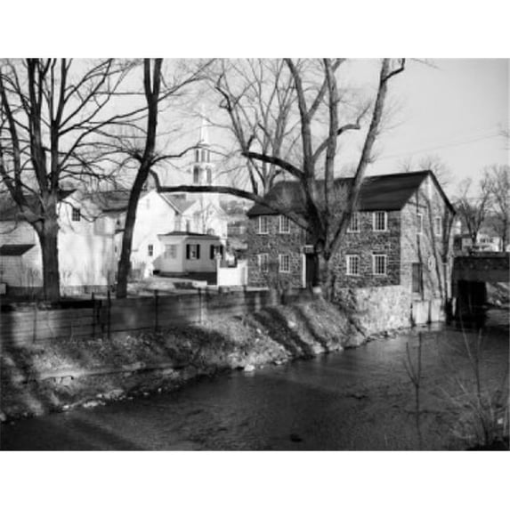USA New Jersey Gladstone Townscape Poster Print - 18 x 24 in.