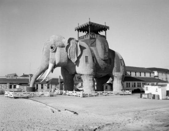 USA New Jersey Margate City Lucy the Elephant National Historic Landmark Canvas Art - (24 x 36)