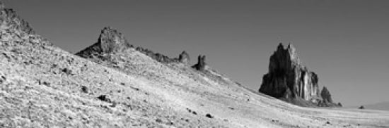 USA New Mexico Shiprock Peak View of a landscape Canvas Art - Panoramic Images (36 x 12)