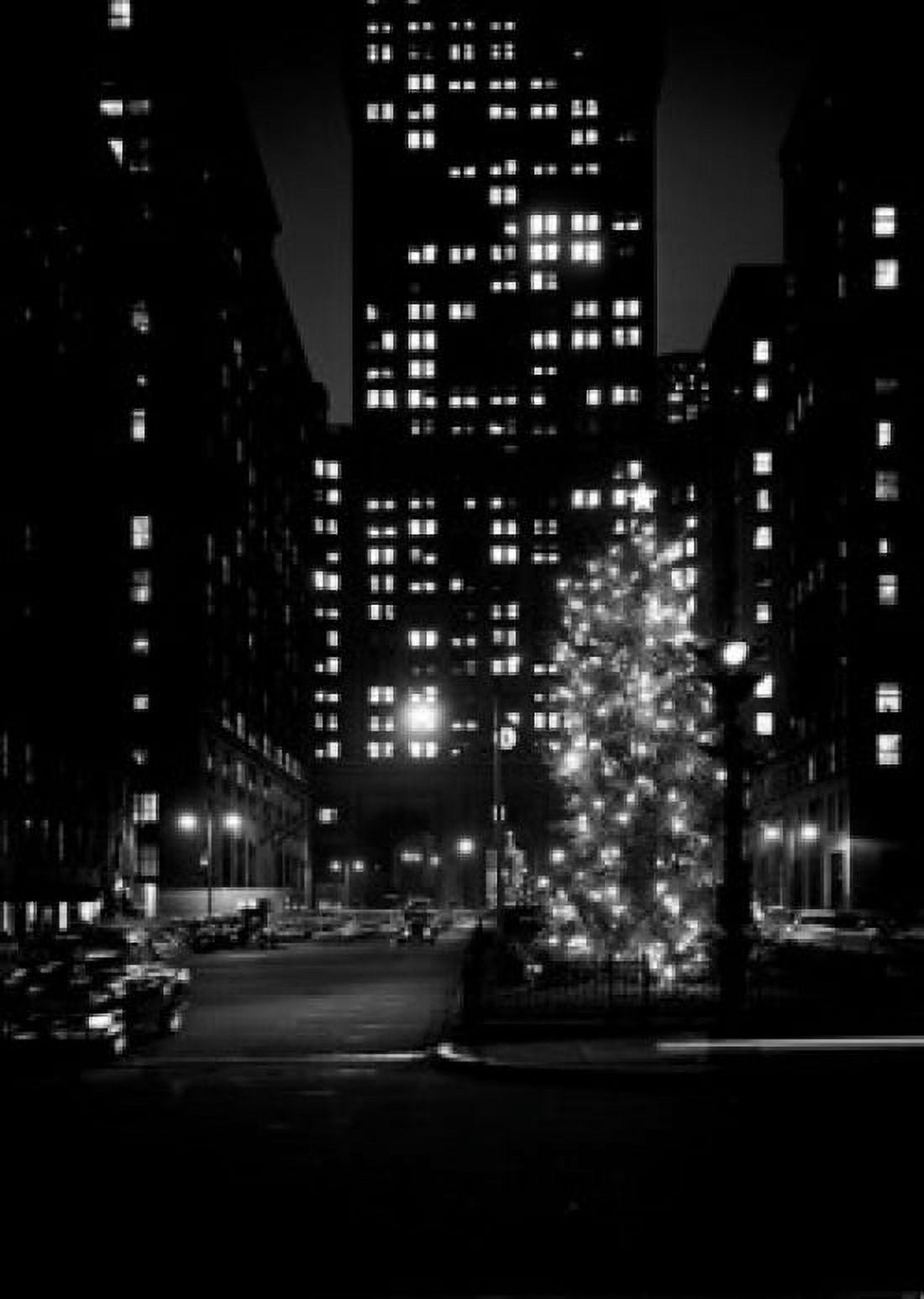 USA New York City Manhattan Christmas decorations on Park Avenue Canvas Art - (24 x 36)
