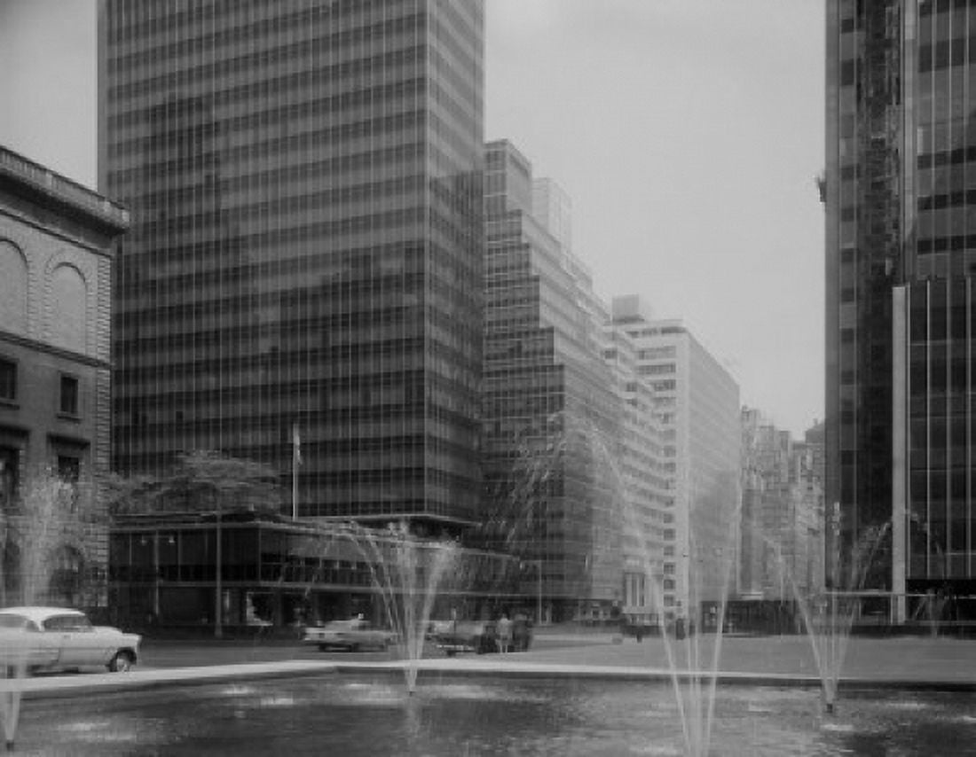 USA New York City Manhattan View of Park Avenue Canvas Art -  (18 x 24)