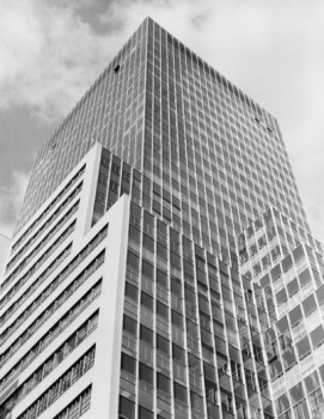 USA New York City Manhattan low angle view of skyscraper Canvas Art - (24 x 36)