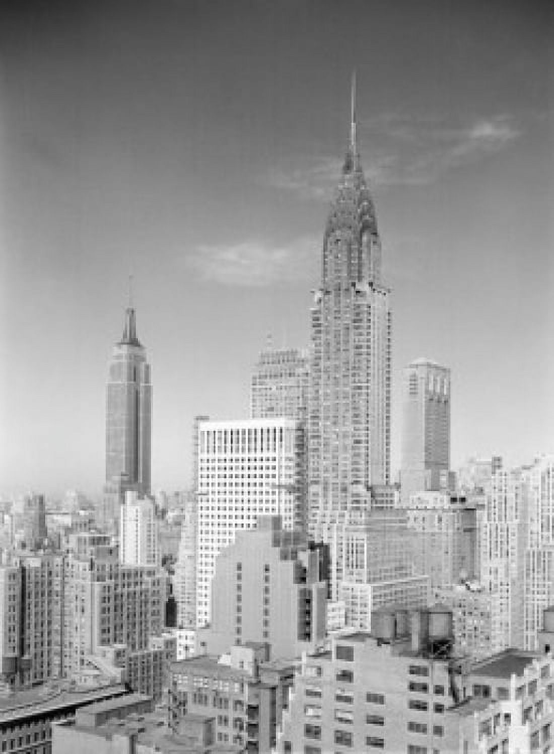 USA New York City Midtown Manhattan skyline looking Southwest Canvas Art - (18 x 24)
