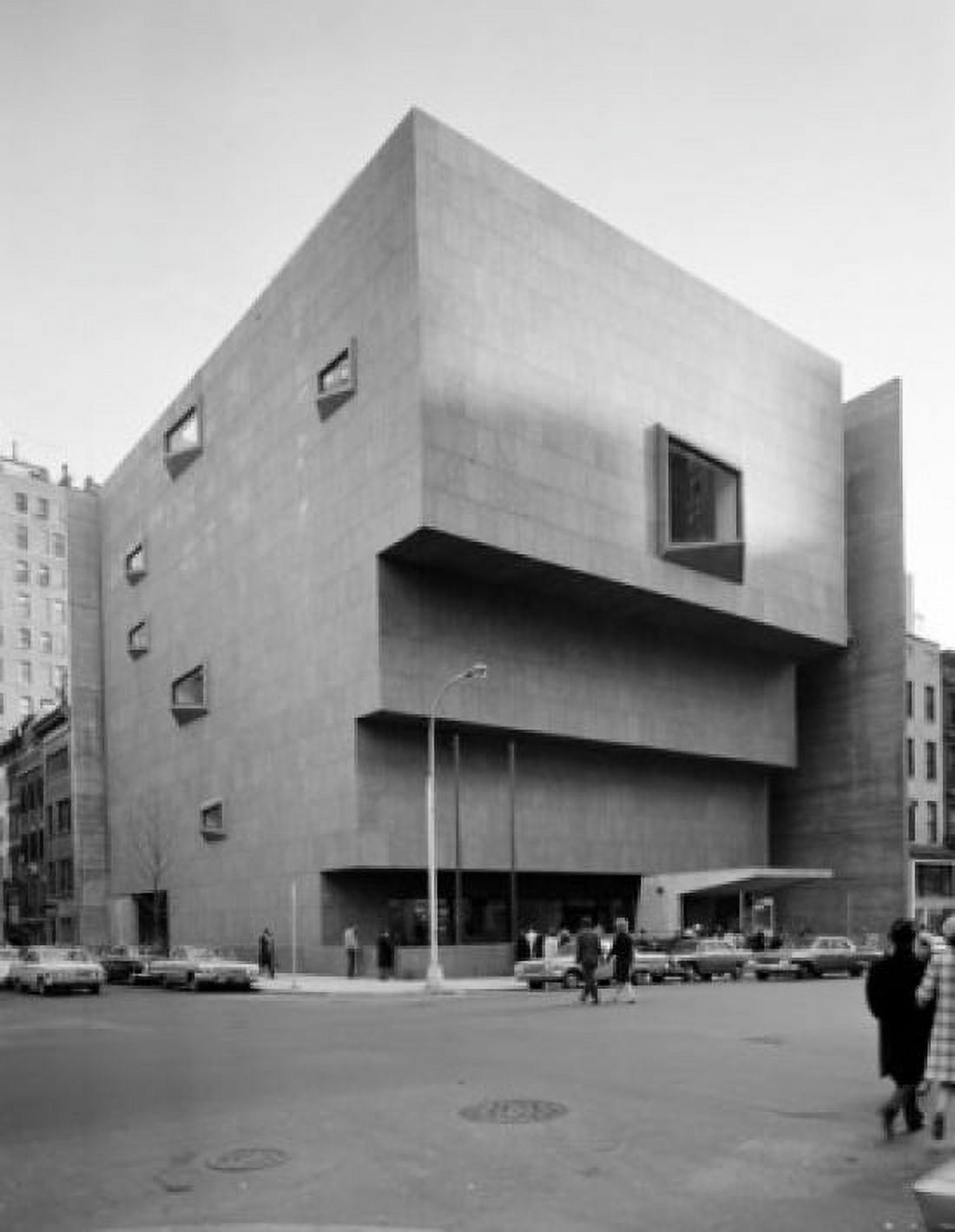 USA New York City New Whitney Museum building designed by Marcel Breuer Canvas Art - Marcel Breuer (18 x 24)