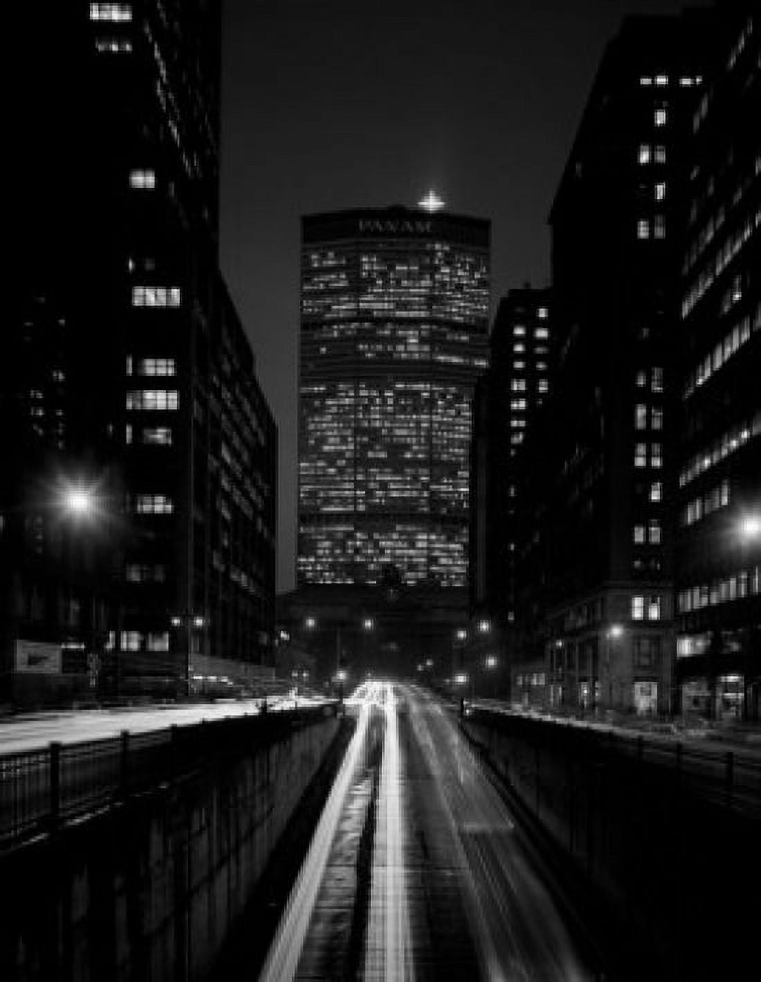 USA New York City Night street scene Canvas Art - (18 x 24)