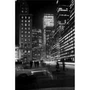 USA New York City Park Avenue Street Scene Poster Print - 18 x 24 in.