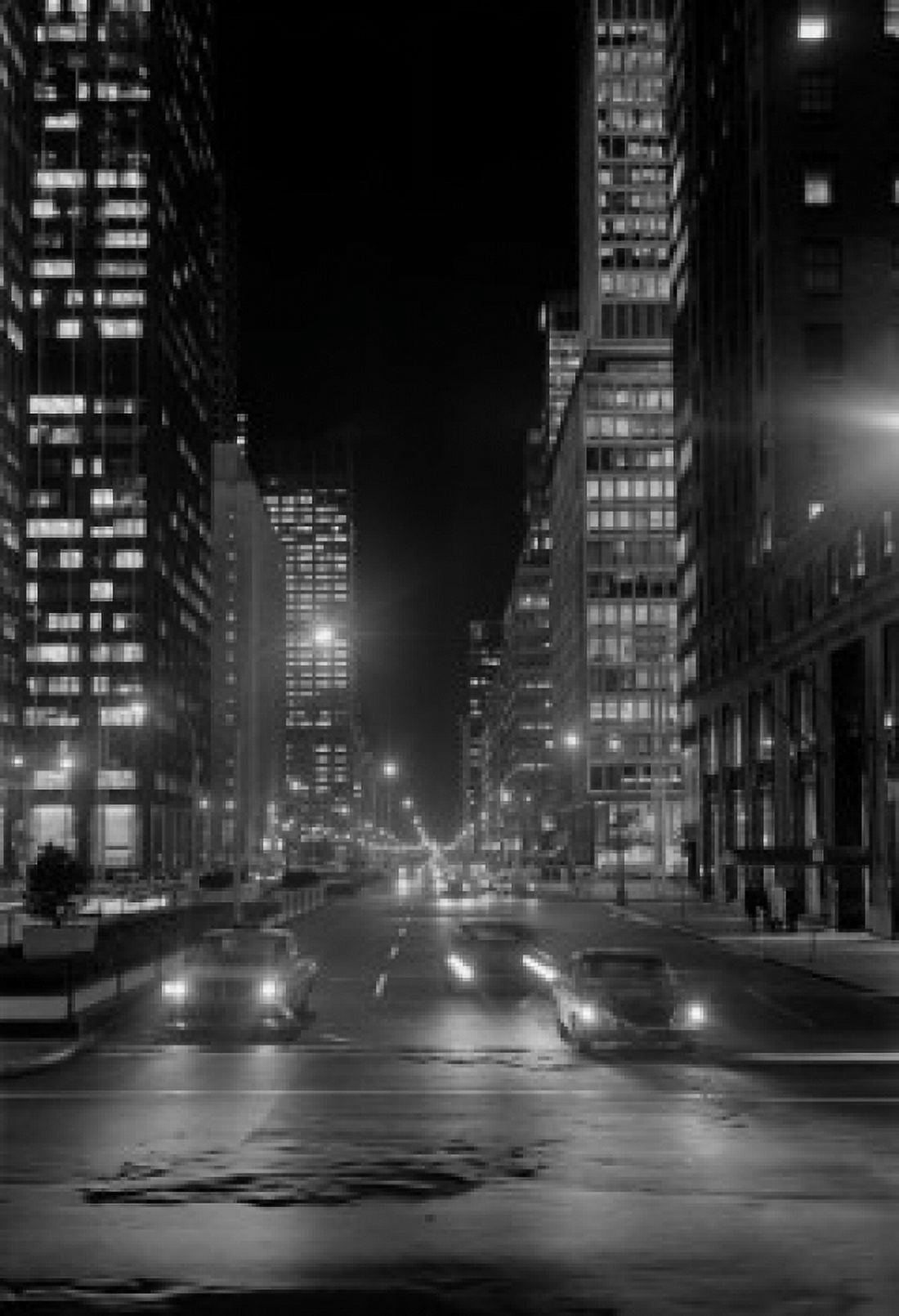 USA New York City Park Avenue looking North from 45th Street Canvas Art -  (24 x 36)