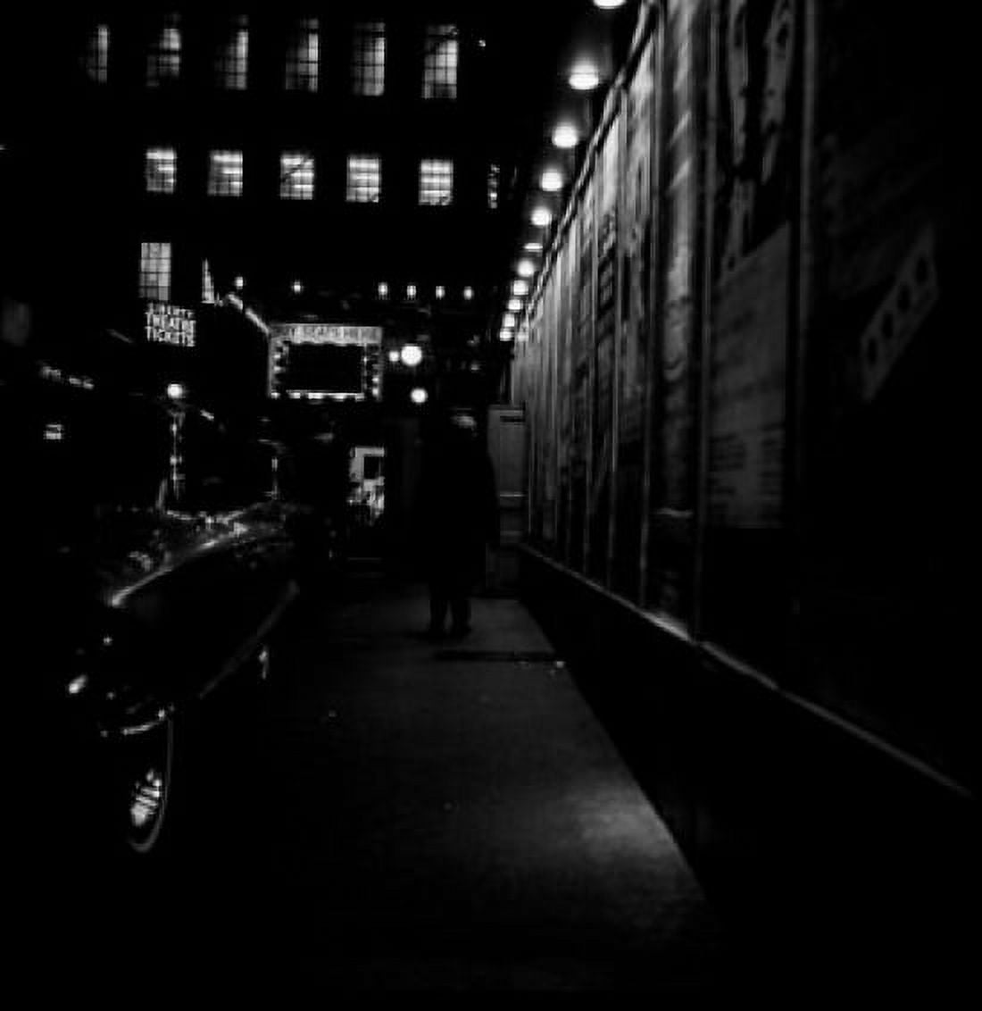 USA New York City Sohubert Alley at night Canvas Art - (24 x 36)
