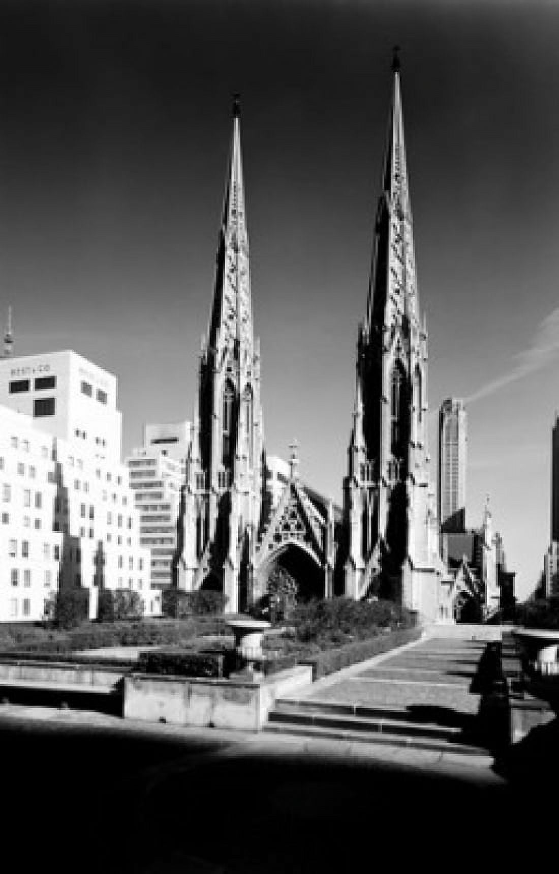 USA New York City Spires of St Patricks Cathedral Canvas Art - (18 x 24)