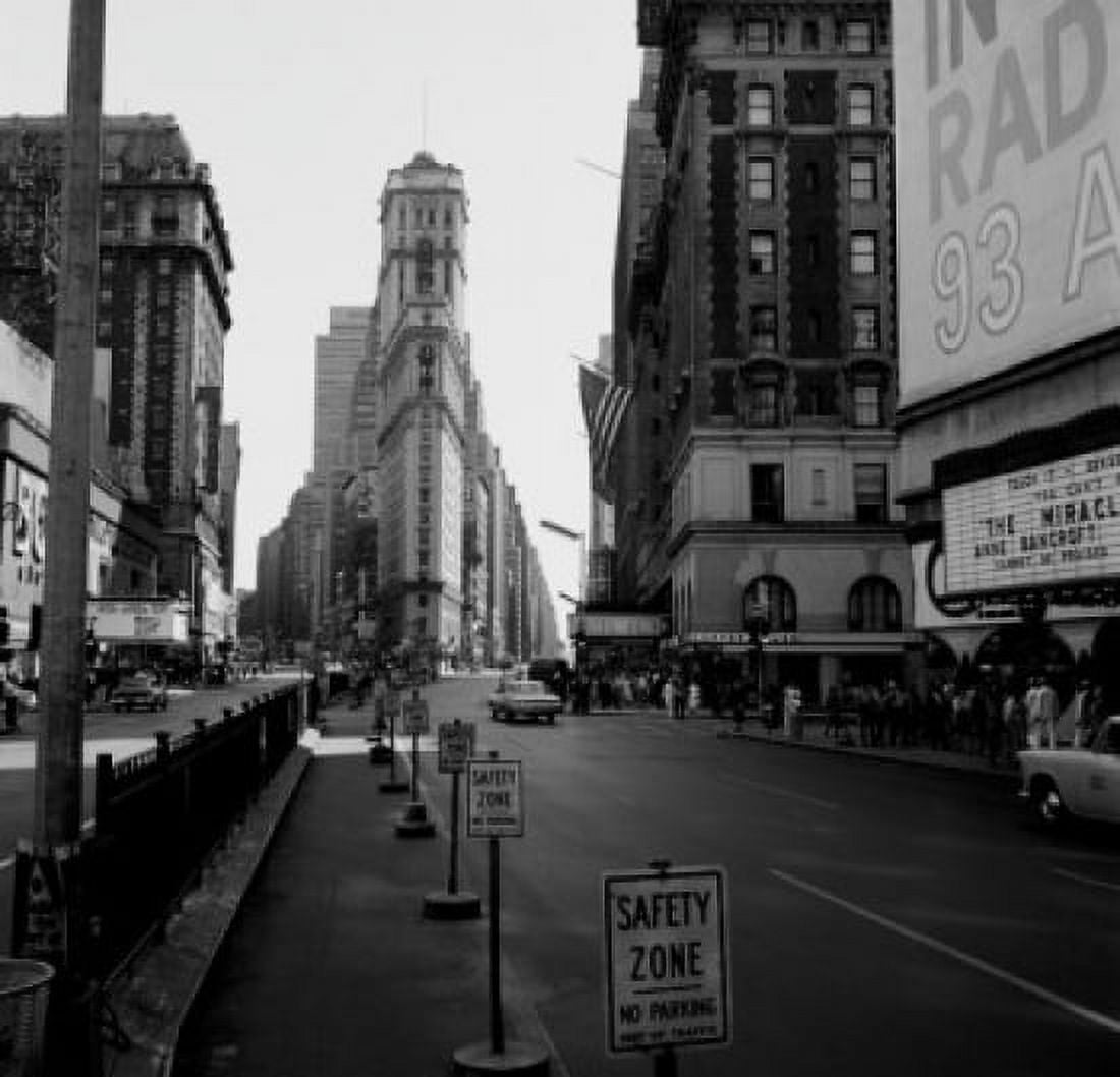 USA New York City Times Square looking South towards the Times building Canvas Art - (18 x 24)