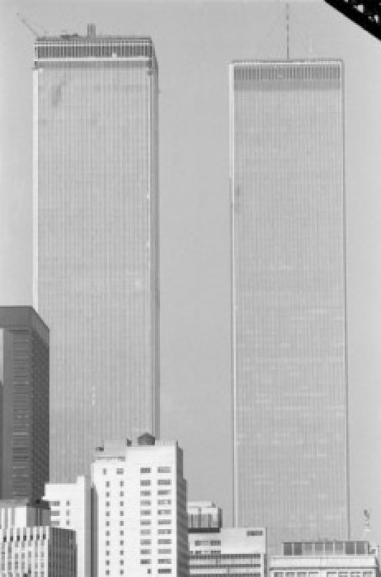 USA New York City Twin Towers of World Trade Center Canvas Art - (18 x 24)