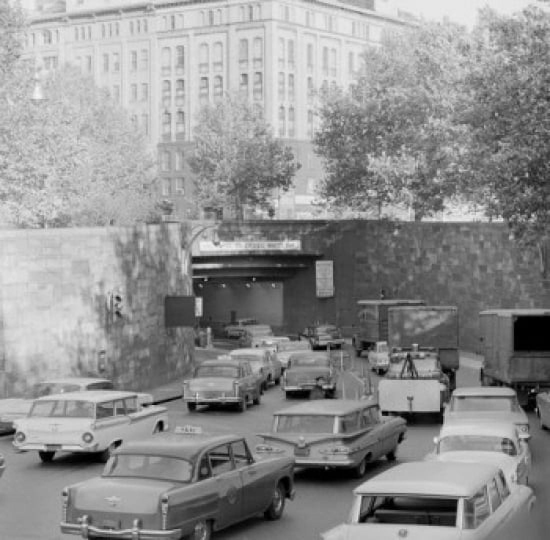 USA New York City congested traffic Canvas Art - (18 x 24)