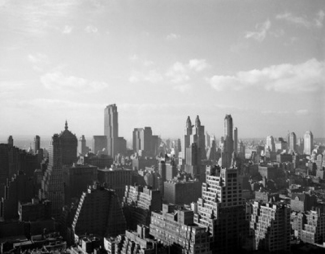 USA New York City skyline Canvas Art - (24 x 36)