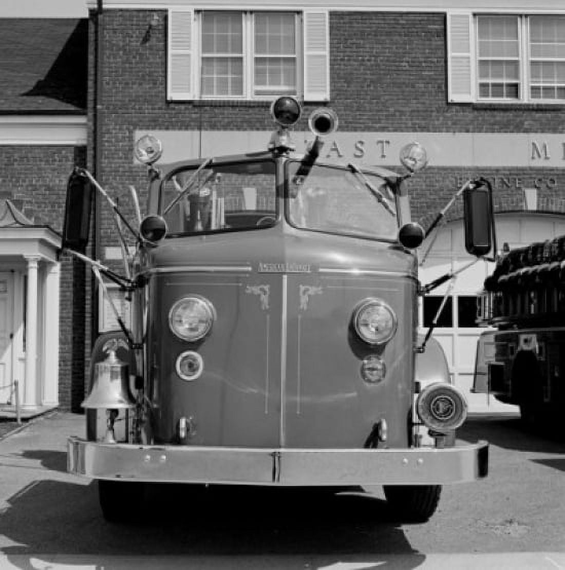USA New York East Meadow Fire engine Canvas Art - (18 x 24)