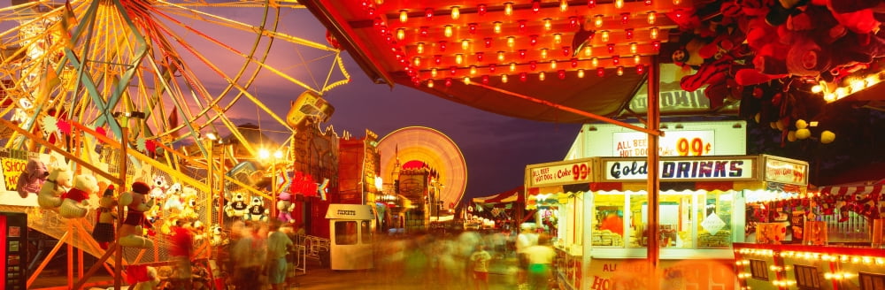 USA New York Hamburg Erie County Fair Canvas Art - Panoramic Images (36 x 12)