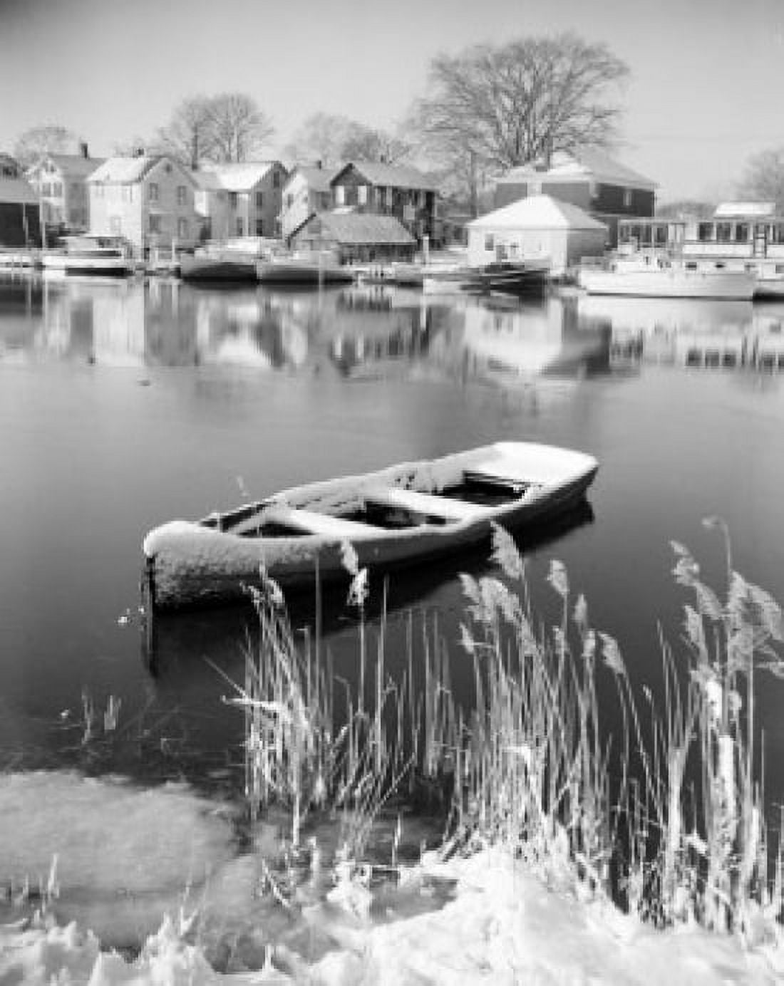 USA New York Long Island Freeport creek along South Main Street Canvas Art - (24 x 36)