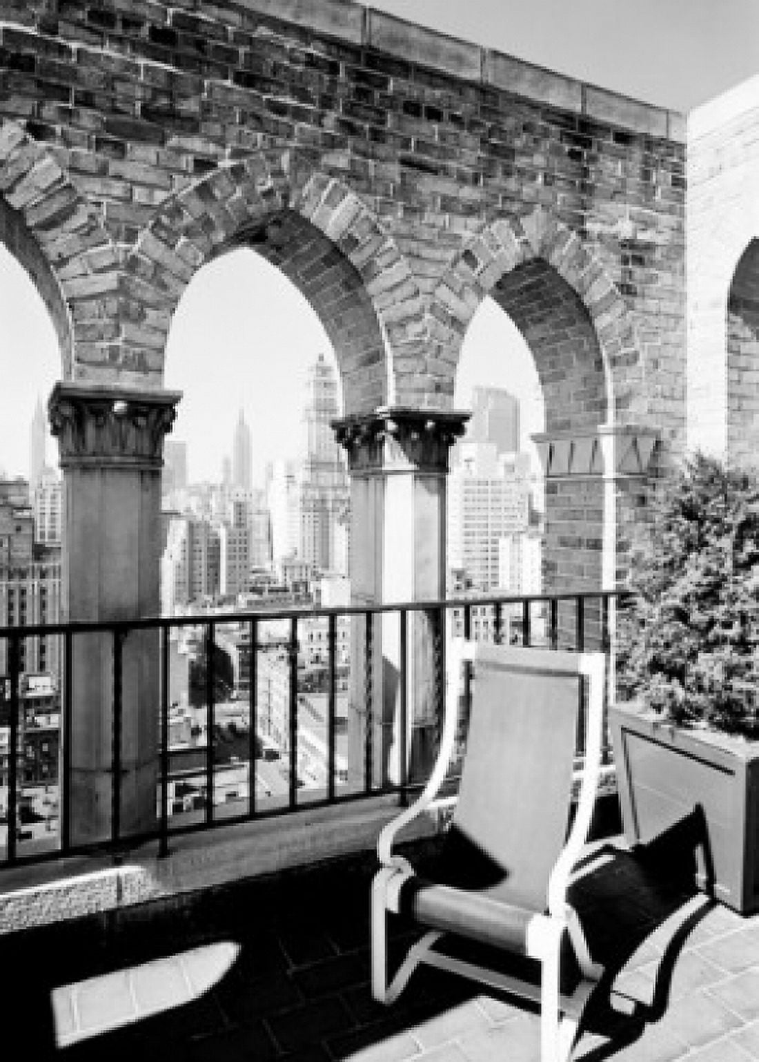 USA New York New York City Mid-town Manhattan skyline seen from vicinity of 57th Street Canvas Art - (24 x 36)