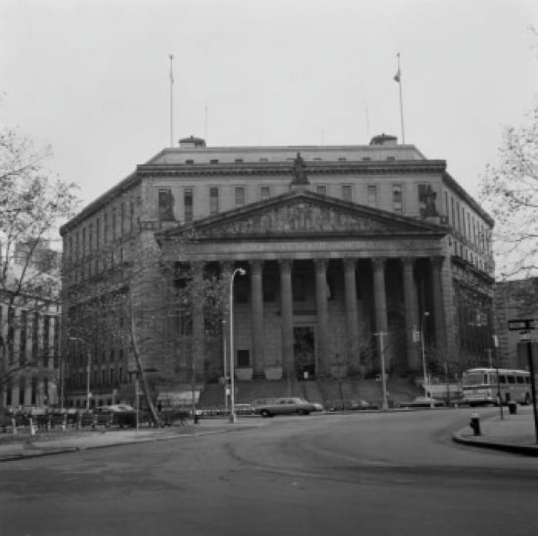 USA New York New York City New York County Supreme Court building at 60 Centre Street Canvas Art - (18 x 24)